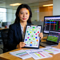 体育策略分析师赵女士肖像